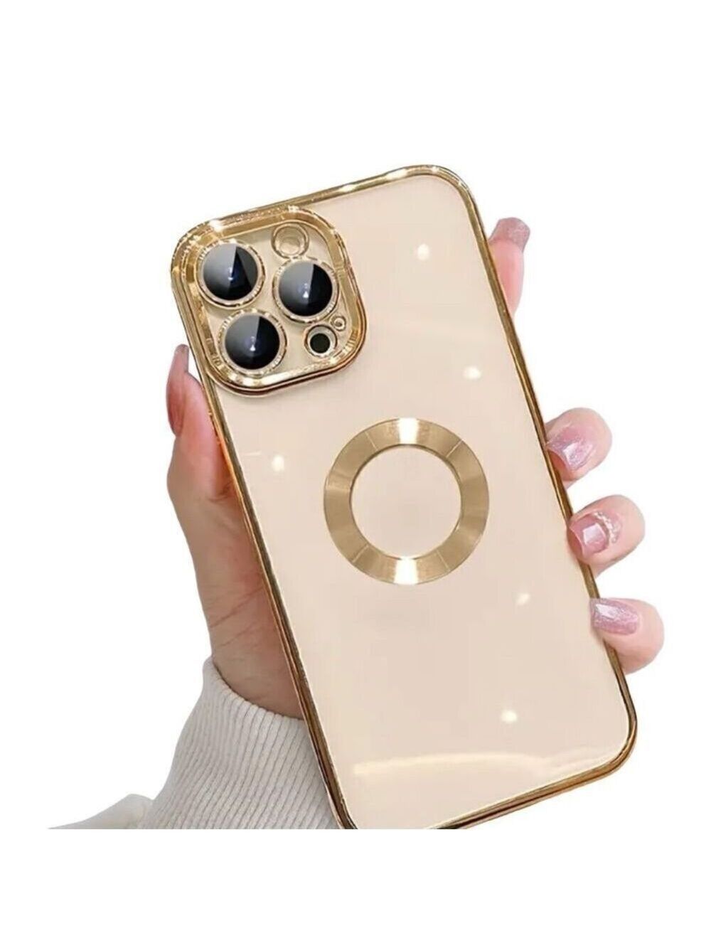 Golden Rose Case for iPhone 15 PRO Max